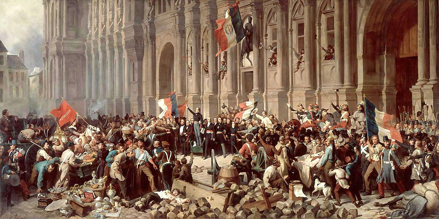 La Révolution de février 1848 devant l’Hôtel de Ville de Paris